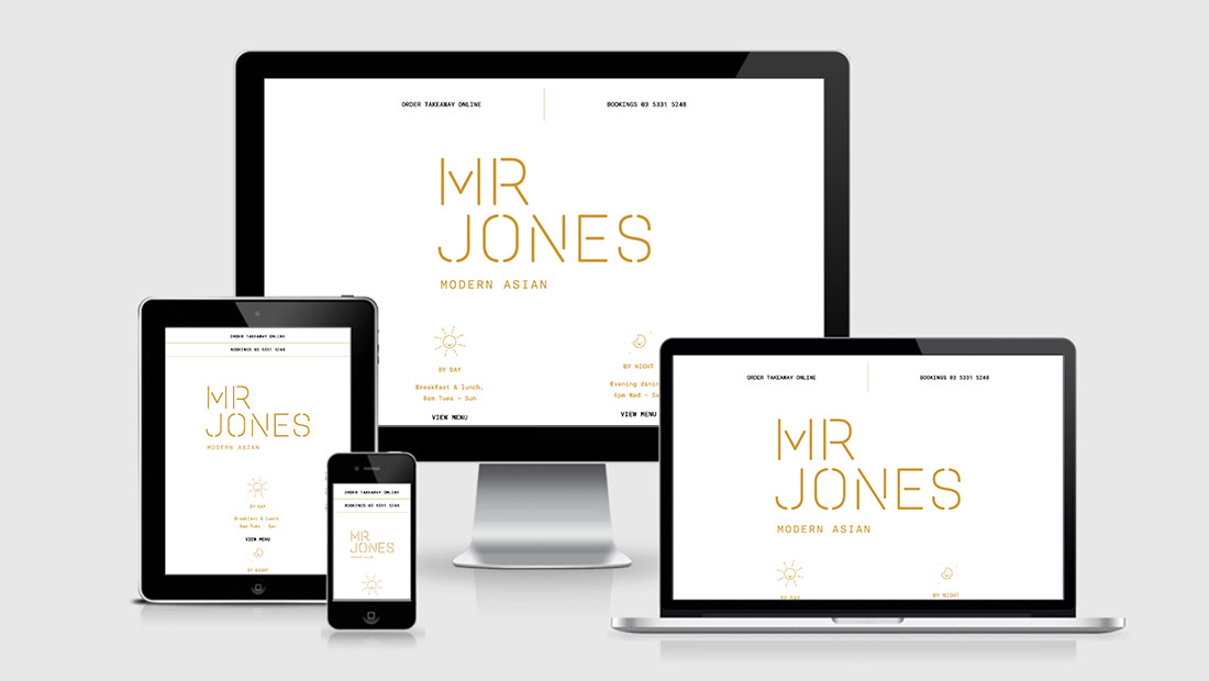 Mr Jones Dining Website